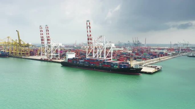 集装箱货船进出口业务中的集装箱货船国际物流运输