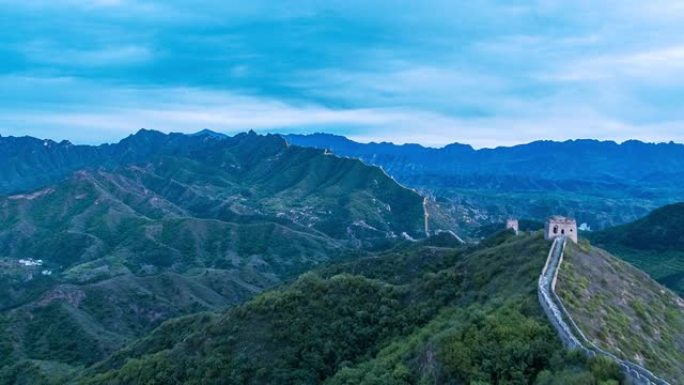 中国长城风景自然风光旅游山河山川云海万里