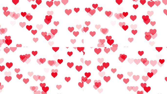 心脏图标正朝着直线方向移动，扁平风格的爱情符号，喜欢按钮的概念，吧台，设计元素，情感，社交媒体，情人