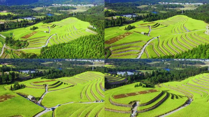 4k航拍文成风景