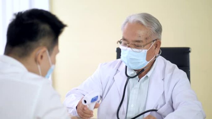 健康新型冠状病毒肺炎在医院进行预检查