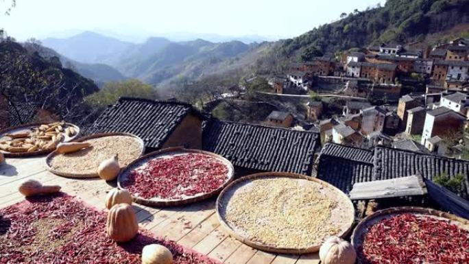 位于中国安徽省阳产县的徽派传统建筑古山村