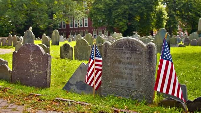 美国纪念。公墓。科普斯山墓地