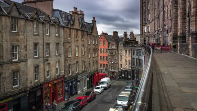英国苏格兰爱丁堡的西弓-维多利亚街