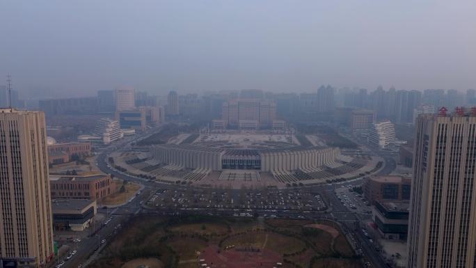 6组新乡 地标 航拍 平原博物院
