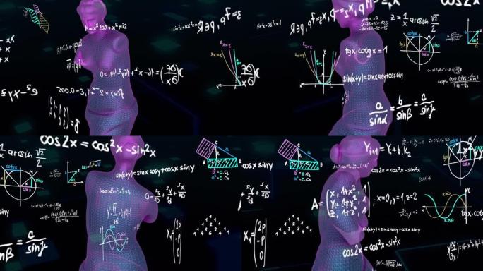 数字环境下的3D维纳斯·德米洛雕像