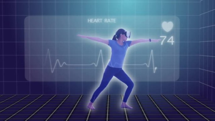 健康在线VR 360远程瑜伽和冥想游戏平台应用程序。
