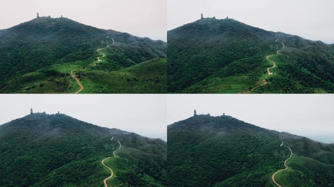 香港大帽山郊野公园附近的山脉