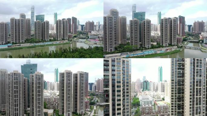 中国深圳的无人驾驶房屋视图