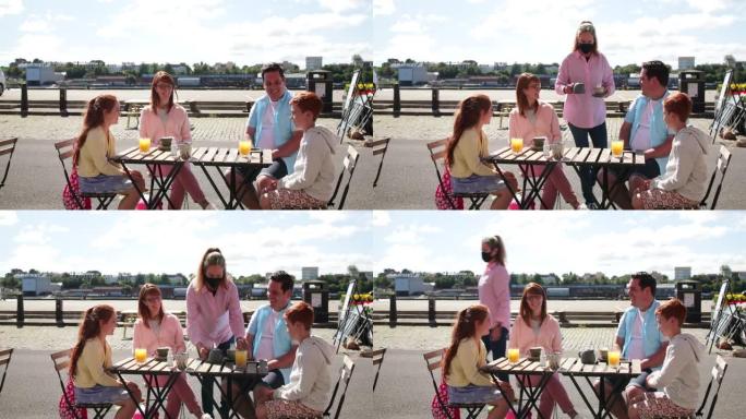 安全服务外国人户外亲子互动