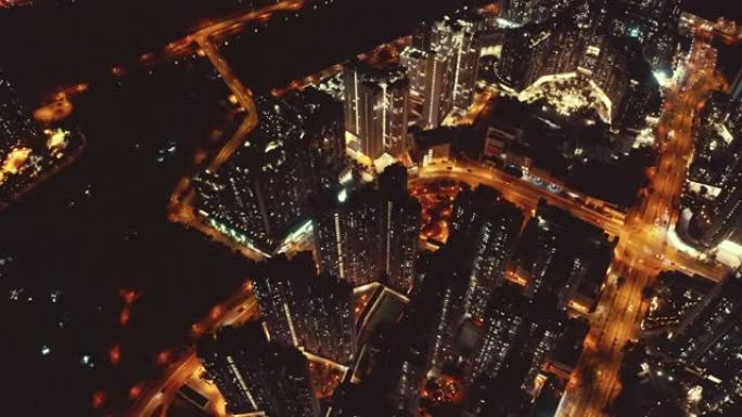 香港人口稠密的住宅区