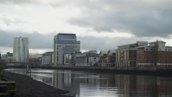贝尔法斯特北爱尔兰首府和拉根河