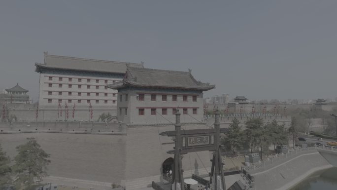 西安 城墙 航拍 御3d-log