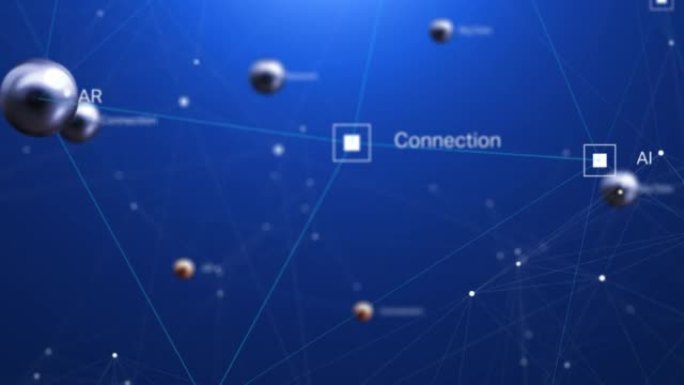 4k飞越新兴网络 (蓝色)-人工智能，区块链，大数据，网络安全，连接