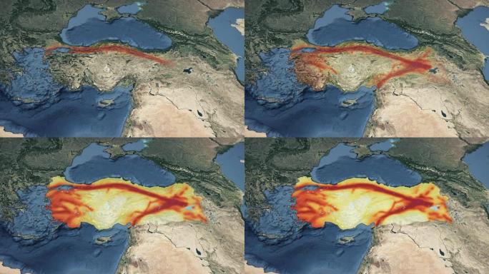 Turkiye (土耳其) 地震危险图