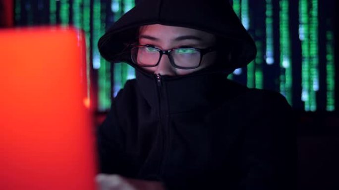 计算机黑客概念破坏机密偷盗