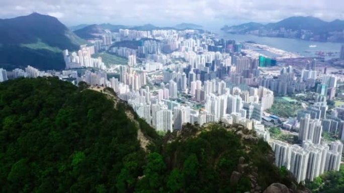 香港九龙狮子山下市区，著名地标