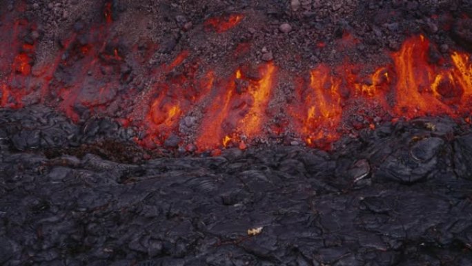 熔岩流夏威夷莫纳罗阿火山2022年