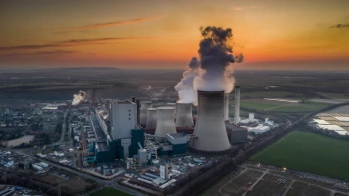 煤化石燃料发电厂-空中超流