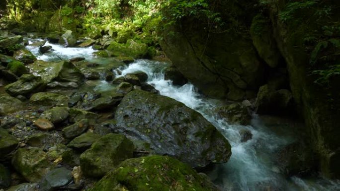 溪水在山上流动矿泉水农夫山泉水质广告