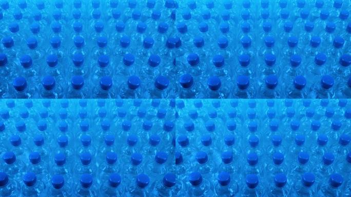 冰箱里一排排瓶装水
