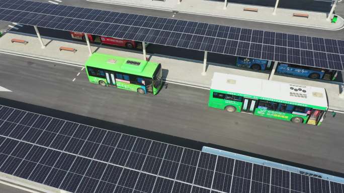 太阳能公交车充电站