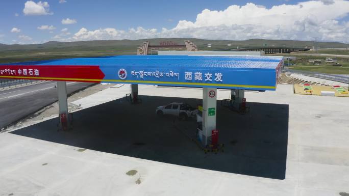中国石油 加油站 修建加油站 草原加油站