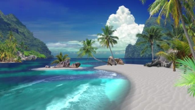 热带海滩天堂动画