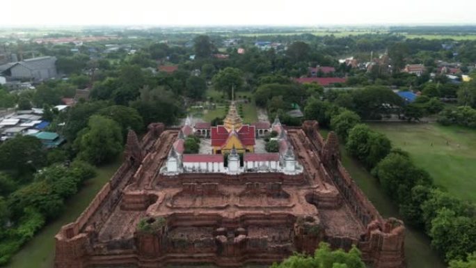 那空銮宫阿瑜陀耶寺鸟瞰图