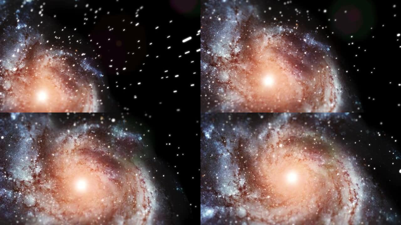 恒星，行星和宇宙与星系，太阳系和外层空间星云或天文学科学。黑暗天堂的幻想，光和占星术在明亮的银河系中