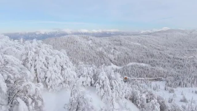 空中: 飞越雪山揭示了广阔的山谷和遥远的朱利安阿尔卑斯山