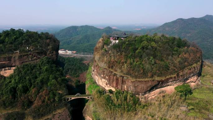 江西龙虎山风景区航拍