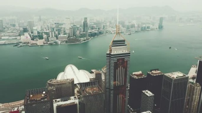 香港无人驾驶飞机的现代建筑