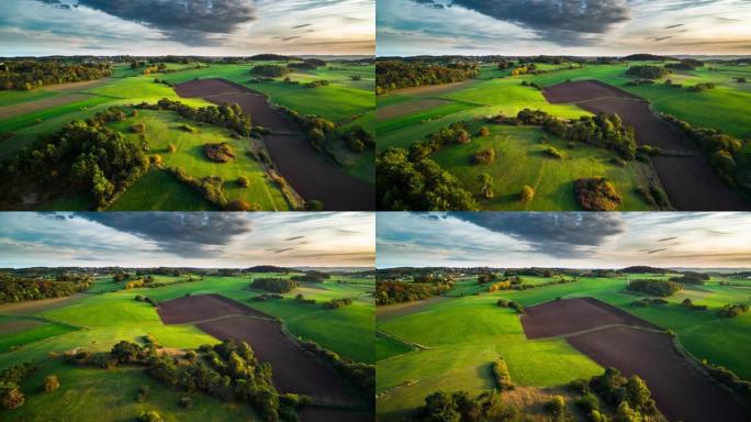 空中: 德国的乡村景观