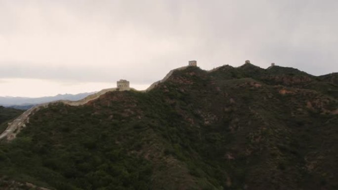 中国的长城航拍万里长城墙古代建筑中国神迹