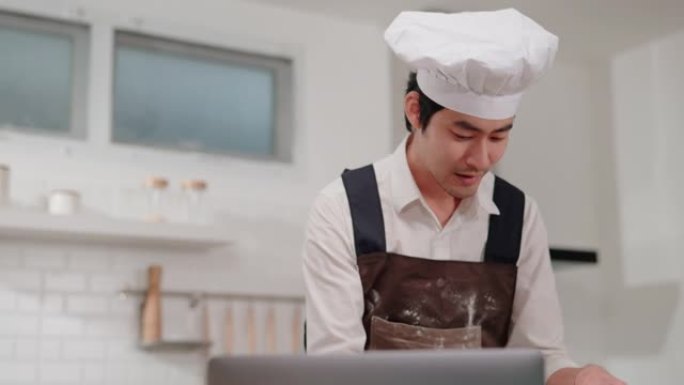 甜点厨师教如何制作美味蛋糕。