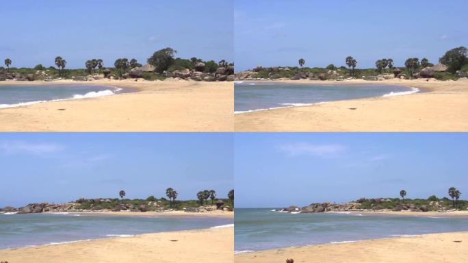慢动作: 斯里兰卡的异国海滩