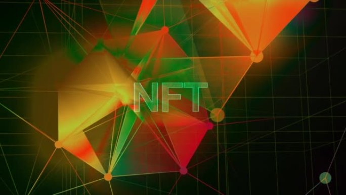 NFT，非可替代令牌，运行AI，metaverse概念背景