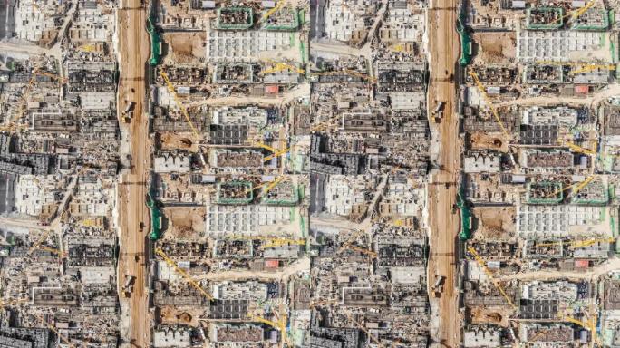 施工现场T/L无人机视点视图