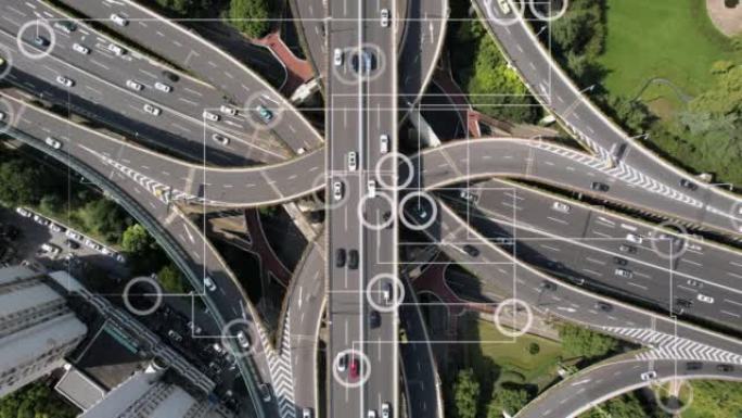 未来智能交通立交桥高架桥车辆