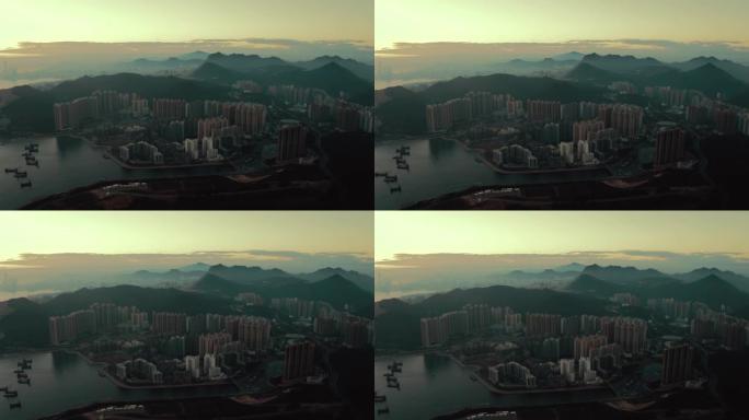 香港人口稠密的住宅区
