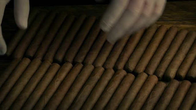 烟草厂工人收集的雪茄