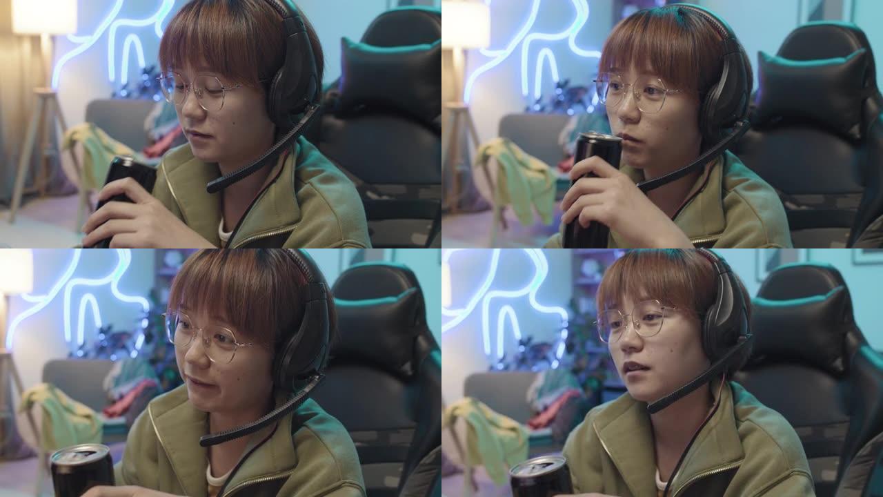 中国女玩家在电子游戏中与同伴聊天