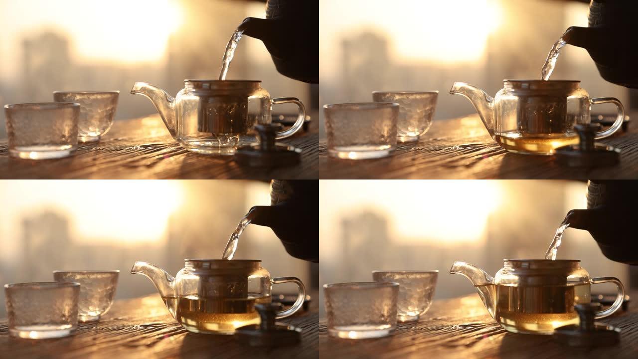中国茶道茶艺加水