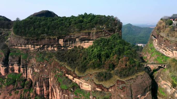 江西龙虎山风景区航拍