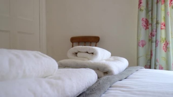 为客人准备的房间毛毯旅居居住条件