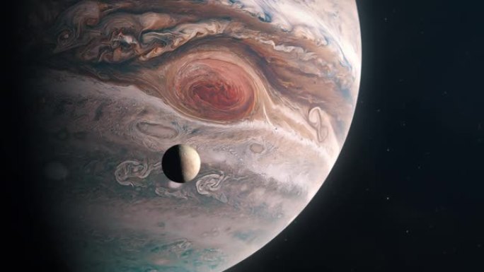 环绕木星气体巨行星运行的卫星木卫二