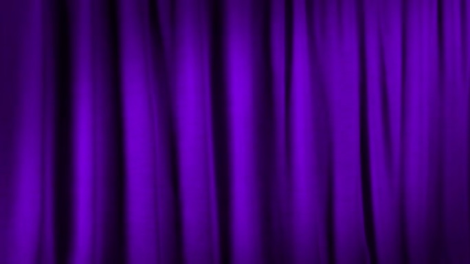 沿着紫色舞台窗帘传递