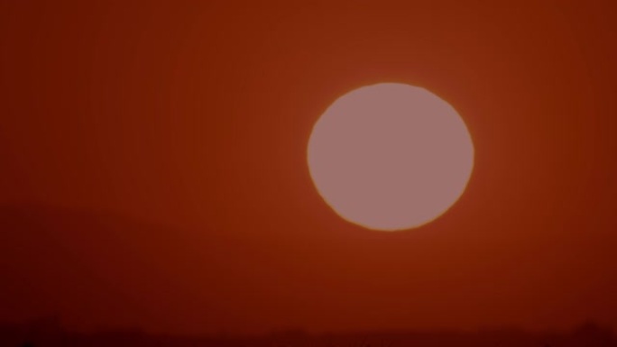 日落时的太阳拍摄夕阳日暮降临落日