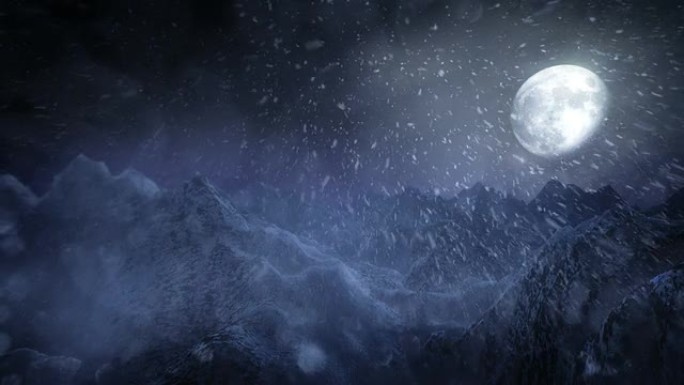 冬季景观 (夜间)-环路